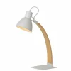 Luminaires Scandinaves-Luminaires Lucide Lampe à poser Lucide CURF Blanc, 1 lumière