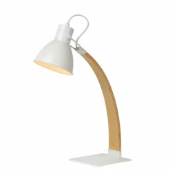 Luminaires Scandinaves-Luminaires Lucide Lampe à poser Lucide CURF Blanc, 1 lumière