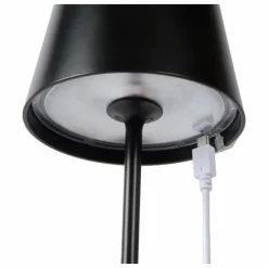 Luminaires Lucide Lampe à poser Lucide JUSTIN LED Noir, 1 lumière