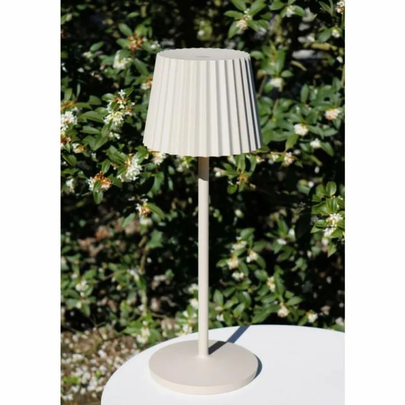 Luminaires Lucide Lampe à poser Lucide JUSTINE LED Beige, 1 lumière