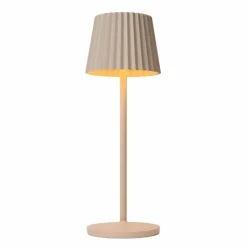 Luminaires Lucide Lampe à poser Lucide JUSTINE LED Beige, 1 lumière