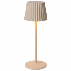 Luminaires Lucide Lampe à poser Lucide JUSTINE LED Beige, 1 lumière