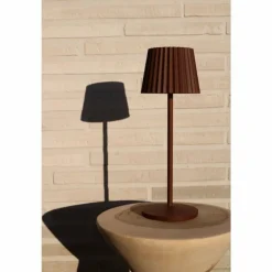 Luminaires Lucide Lampe à poser Lucide JUSTINE LED Rouille, 1 lumière