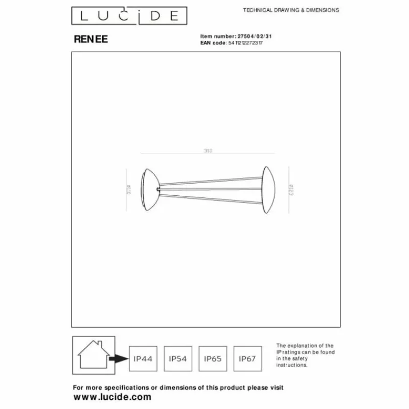 Luminaires Lucide Lampe à poser Lucide RENEE LED Blanc, 1 lumière