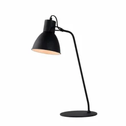 Lampes Industrielles-Luminaires Lucide Lampe à poser Lucide SHADI Noir, 1 lumière