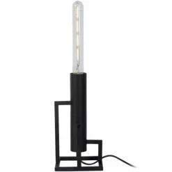 Lampes Vintages & Rétros-Luminaires Lucide Lampe à poser Lucide ZILDA Noir, 1 lumière