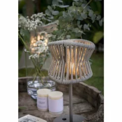 Luminaires Mantra Lampe à poser Mantra POLINESIA Beige, 1 lumière