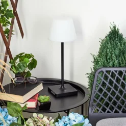 hofstein Lampe à poser Mayordomo LED Noir, 1 lumière