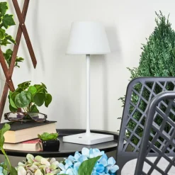 hofstein Lampe à poser Mayordomo LED Blanc, 1 lumière