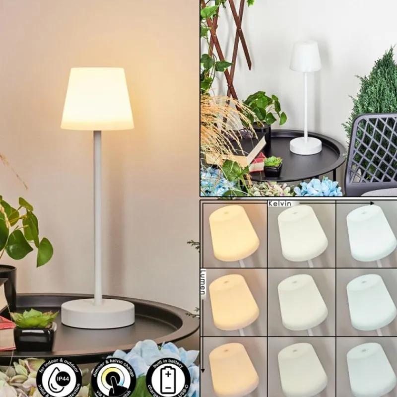 hofstein Lampe à poser Maza LED Blanc, 1 lumière