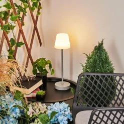 hofstein Lampe à poser Maza LED Gris, 1 lumière