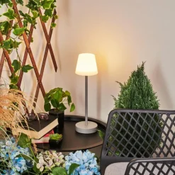 hofstein Lampe à poser Maza LED Gris, 1 lumière