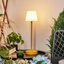 hofstein Lampe à poser Maza LED Jaune, 1 lumière