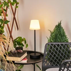 hofstein Lampe à poser Maza LED Noir, 1 lumière