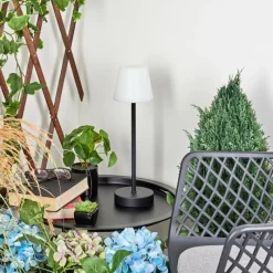 hofstein Lampe à poser Maza LED Noir, 1 lumière