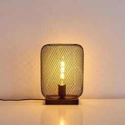 Lampes Vintages & Rétros-hofstein Lampe à poser Moholm Noir, 1 lumière