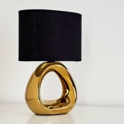 Lampes En Tissu-hofstein Lampe à poser Morcote Or, 1 lumière