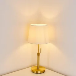 Lampes En Tissu-hofstein Lampe à poser Neuville Or, 1 lumière