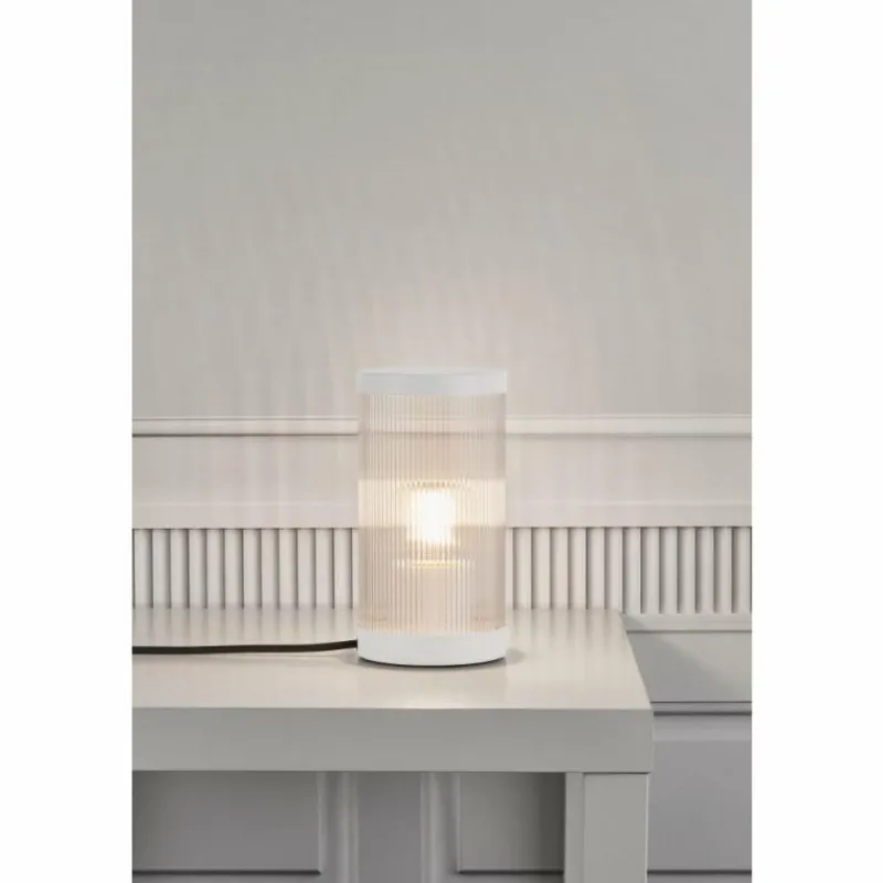 Luminaires Nordlux Lampe à poser Nordlux COUPAR Transparent, Blanc, 1 lumière