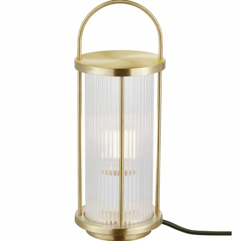 Lampes Vintages & Rétros-Luminaires Nordlux Lampe à poser Nordlux LINTON Laiton, 1 lumière