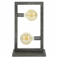 Lampes Industrielles-hofstein Lampe à poser ORANJEWOUD Argenté, 2 lumières
