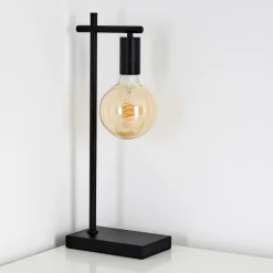 Lampes Vintages & Rétros-hofstein Lampe à poser Pamunkey Noir, 1 lumière