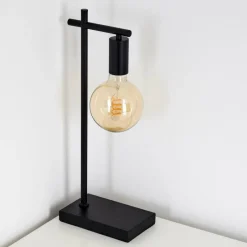 Lampes Vintages & Rétros-hofstein Lampe à poser Pamunkey Noir, 1 lumière