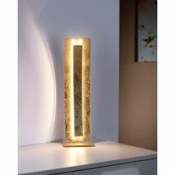 Lampe Turque-Luminaires Paul Neuhaus Lampe à poser Paul Neuhaus NEVIS LED Or, 1 lumière