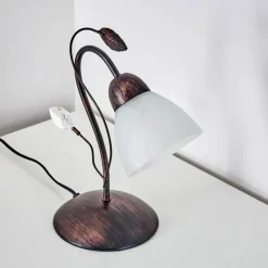 hofstein Lampe à poser Peccia Rouille, 1 lumière