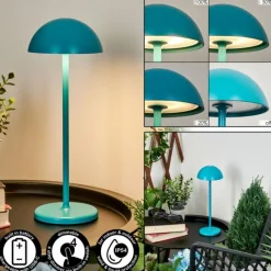 hofstein Lampe à poser Pelaro LED Bleu, 1 lumière