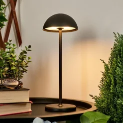 hofstein Lampe à poser Pelaro LED Noir, 1 lumière