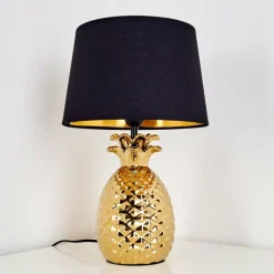 Lampes En Tissu-hofstein Lampe à poser Pina Or, 1 lumière