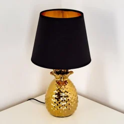 Lampes En Tissu-hofstein Lampe à poser Pina Or, 1 lumière