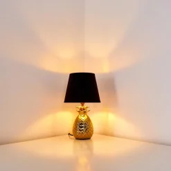 Lampes En Tissu-hofstein Lampe à poser Pina Or, 1 lumière