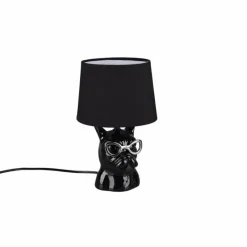 Lampes En Tissu-Luminaires Reality Lampe à poser Reality DOSY Noir, 1 lumière