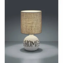 Lampes En Tissu-Luminaires Reality Lampe à poser Reality ESNA Blanc, 1 lumière