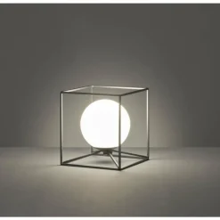 Luminaires Reality Lampe à poser Reality GABBIA Noir, 1 lumière* Lampes À Poser