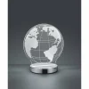 Luminaires Rustiques-Luminaires Reality Lampe à poser Reality Globe LED Chrome, 1 lumière
