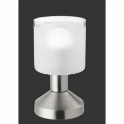 Luminaires Reality Lampe à poser Reality Gral Nickel mat, 1 lumière