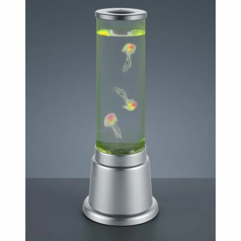 Luminaires Reality Lampe à poser Reality Jelly LED Titane, 1 lumière, Changeur de couleurs* Éclairage Led