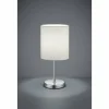 Lampes En Tissu-Luminaires Reality Lampe à poser Reality JERRY Chrome, 1 lumière