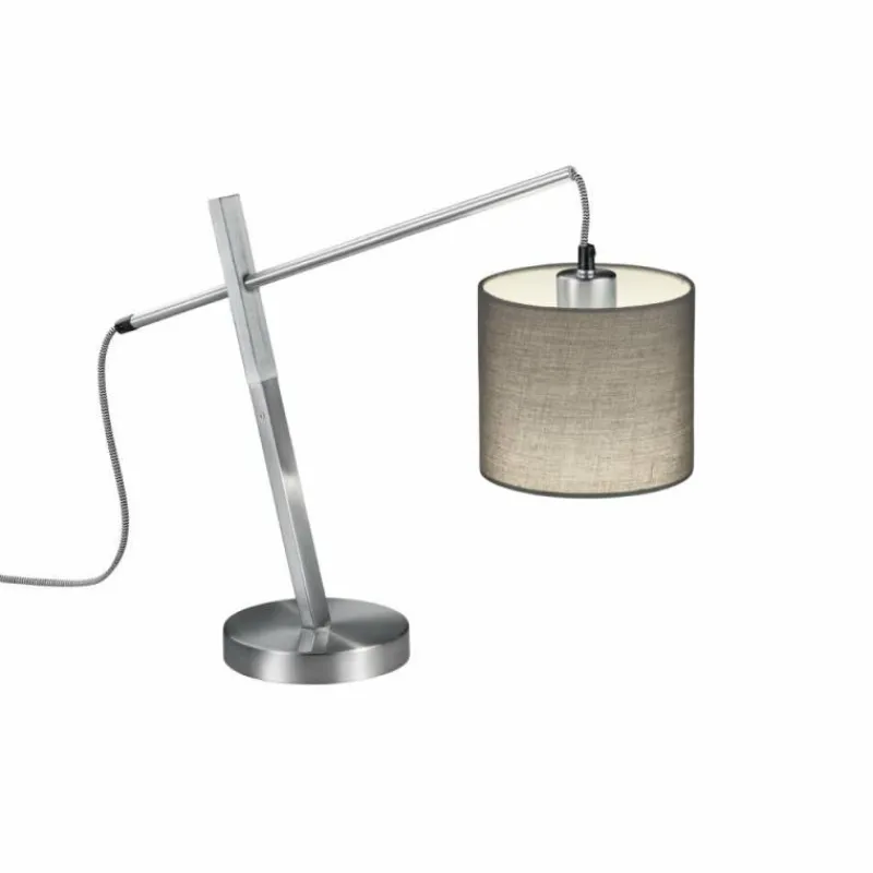 Lampes En Tissu-Luminaires Reality Lampe à poser Reality PADME Nickel mat, 1 lumière