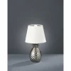 Lampes En Tissu-Luminaires Reality Lampe à poser Reality PINEAPPLE Argenté, 1 lumière