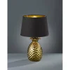 Lampes En Tissu-Luminaires Reality Lampe à poser Reality PINEAPPLE Or, 1 lumière