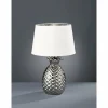 Lampes En Tissu-Luminaires Reality Lampe à poser Reality PINEAPPLE Argenté, 1 lumière