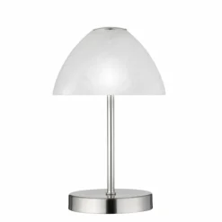 Luminaires Reality Lampe à poser Reality QUEEN LED Nickel mat, 1 lumière