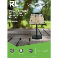Luminaires Reality Lampe à poser Reality Roca LED Noir, 1 lumière