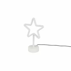 Luminaires Rustiques-Luminaires Reality Lampe à poser Reality STAR LED Blanc, 1 lumière