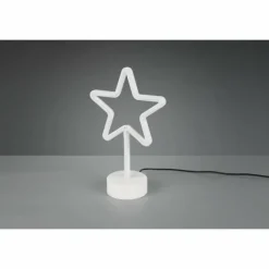 Luminaires Rustiques-Luminaires Reality Lampe à poser Reality STAR LED Blanc, 1 lumière