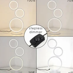 hofstein Lampe à poser Rodekro LED Blanc, 1 lumière